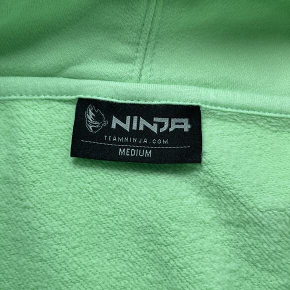 Team Ninja Hoodie Mint Green Headphones Gamer Hoodie Soldout Mens Medium - Picture 2 of 16